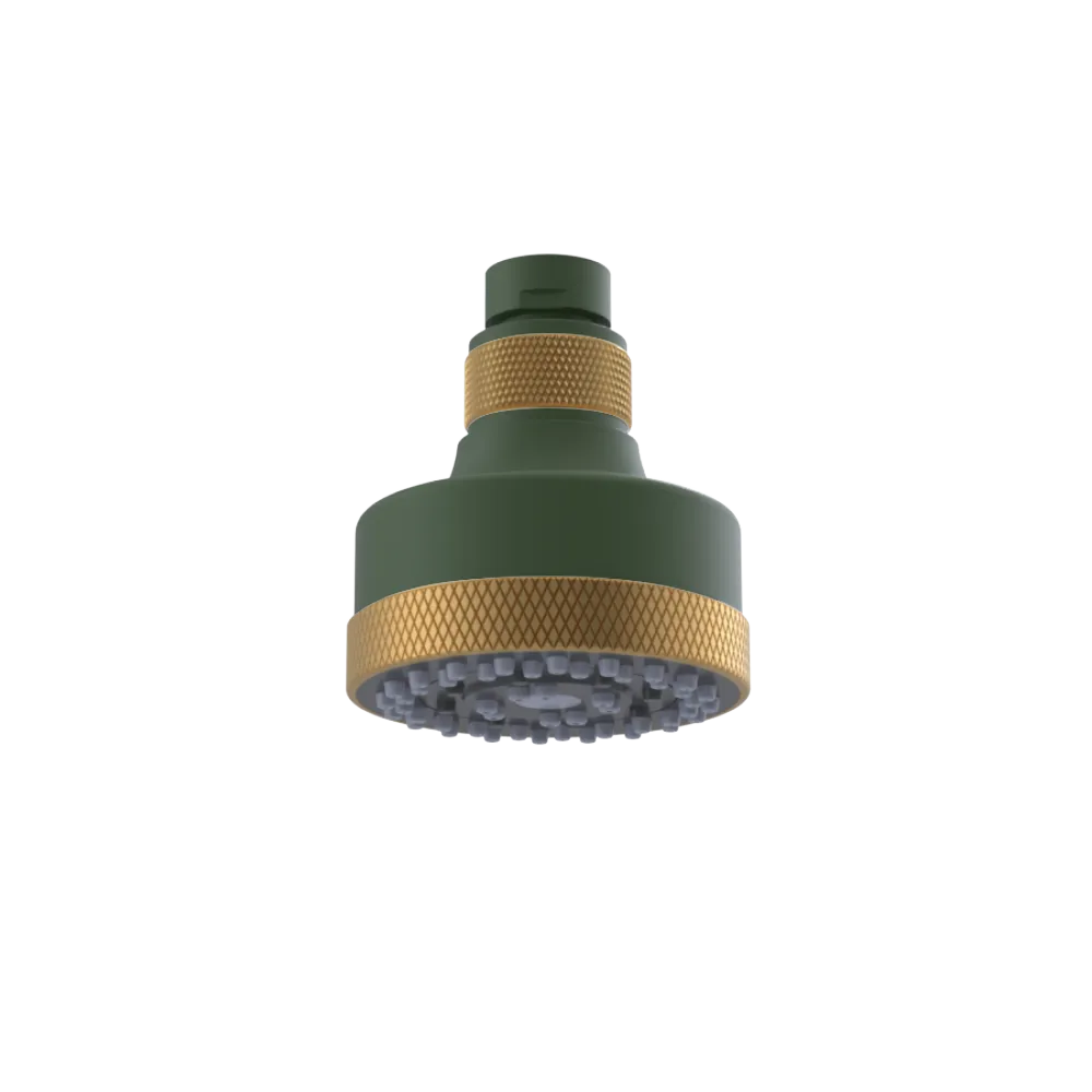 Rubinet 3 FUNCTION SHOWER HEAD Green Envy
