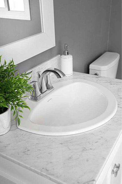 Contrac Curtis – 4140BEW – 4″ Center Drop-In Sink