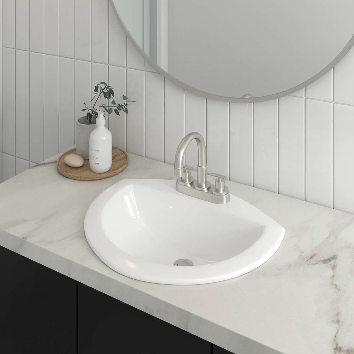 Contac Curtis – 4140BEW – 4″ Center Drop-In Sink