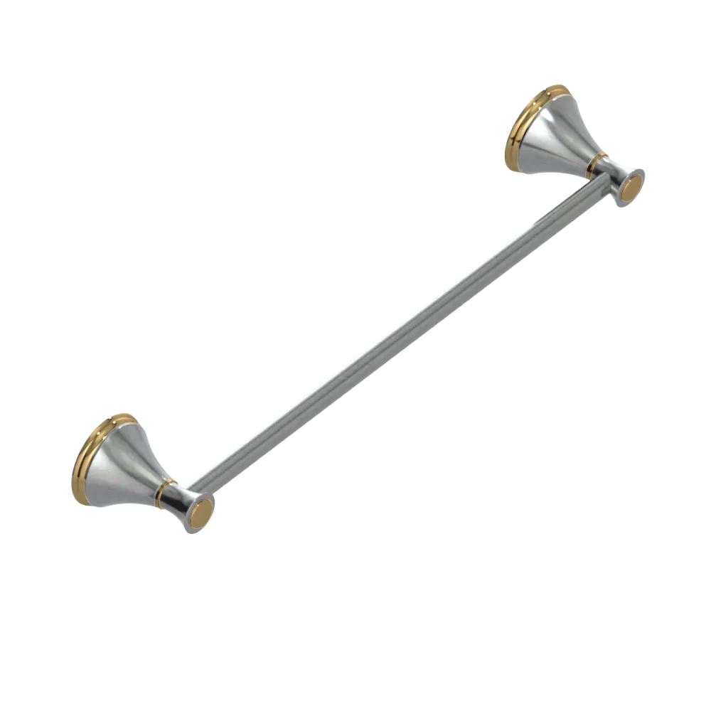 Rubinet Towel Bar 18" Satin Nickel