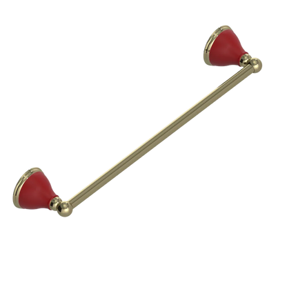 Rubinet Towel Bar 18" Natural Brass