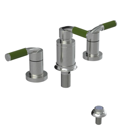 Rubinet Bidet Fitting with Spray, Diverter, and Vacum Breaker (Less Drain) Satin Nickel