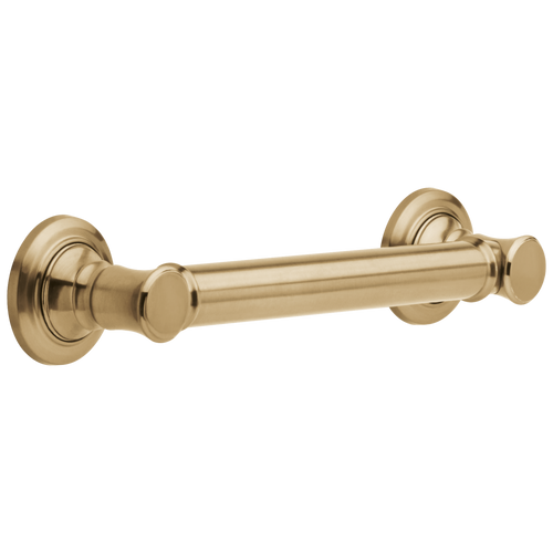 Delta Delta - 12" Traditional Decorative ADA Grab Bar In Chrome
