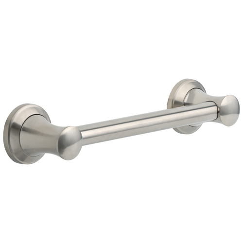 Delta Delta - 12" Transitional Decorative ADA Grab Bar In Chrome
