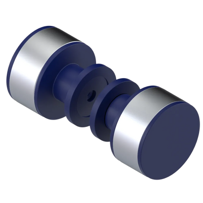 Rubinet Shower Door Knob (set) Midnight Blue