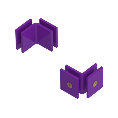 Rubinet 90 Glass to Glass Open Face Purple Haze