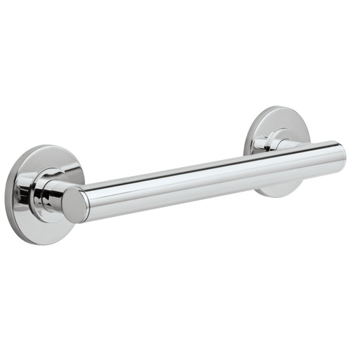 Delta Delta - 12" Contemporary Decorative ADA Grab Bar In Chrome