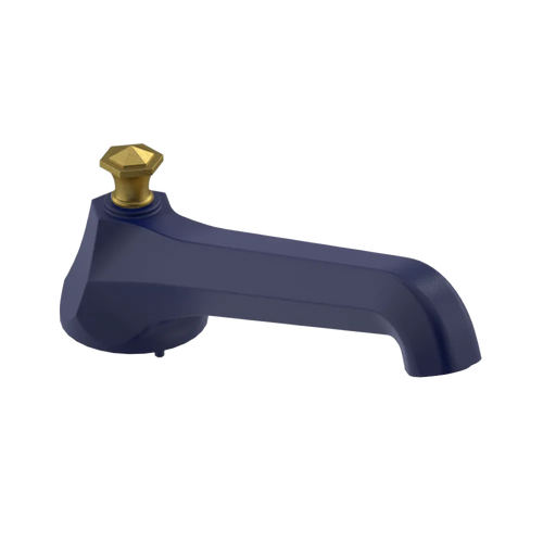 Rubinet Tub Filler Spout Deck Mount Midnight Blue