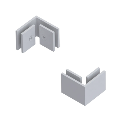 Rubinet 90 Glass to Glass White