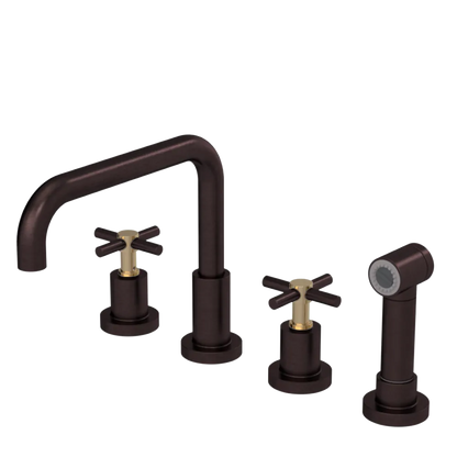 Rubinet Widespread Kitchen Set with Hand Spray Oil Rubbed Bronze