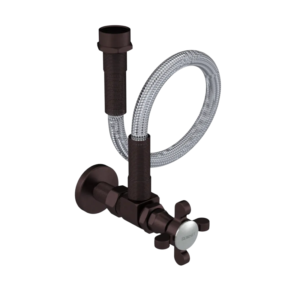 Rubinet Exposed Supply Kit (classic) Tuscan Brass