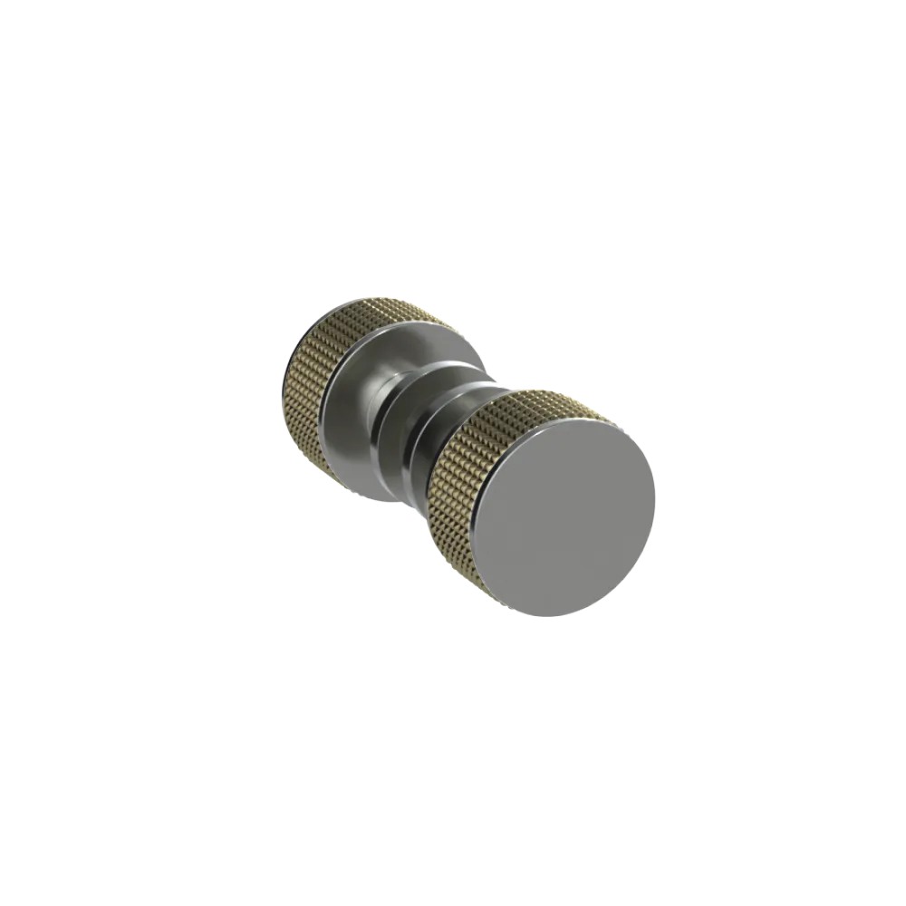 Rubinet Shower Door Knob (set) Satin Nickel