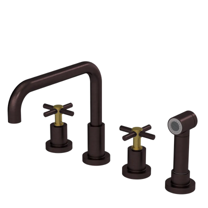 Rubinet Widespread Kitchen Set with Hand Spray Oil Rubbed Bronze