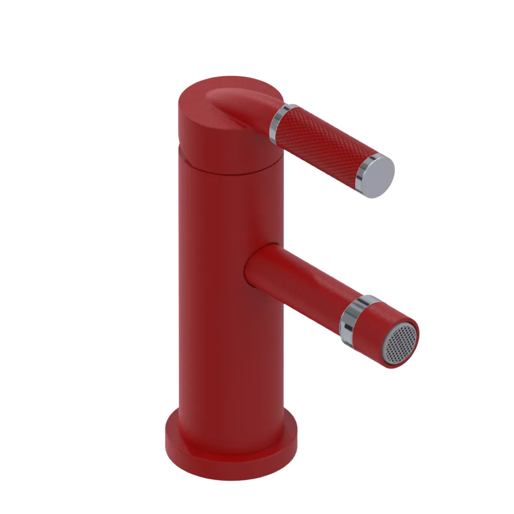 Rubinet Single Control Bidet Fitting (less drain) Maroon