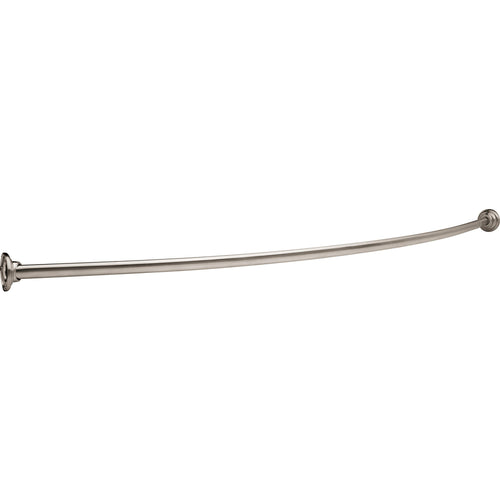 Delta 1" x 5' Shower Curtain Rod with Brackets (6" Bow)