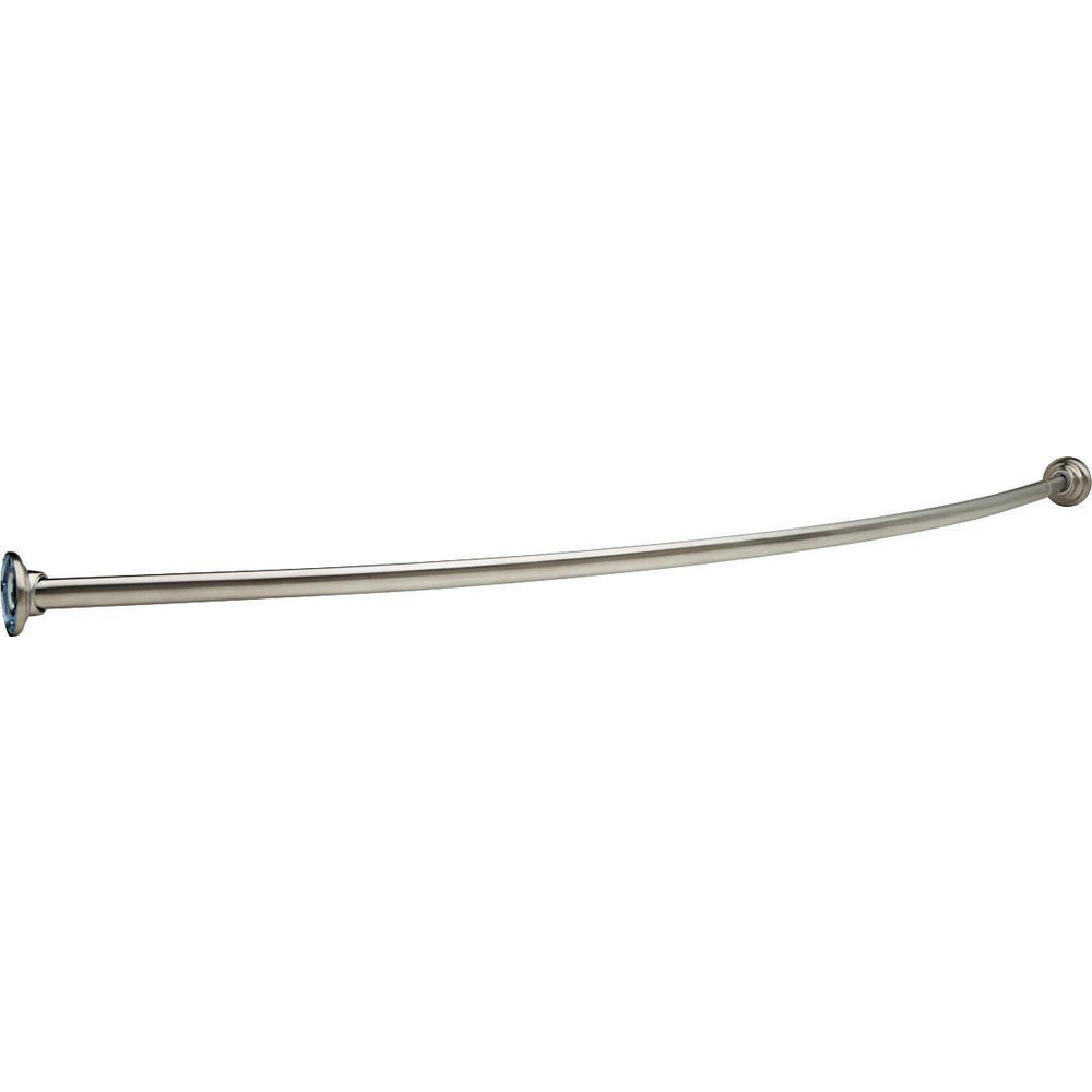 Delta 1" x 5' Shower Rod with Brackets (6" Bow)