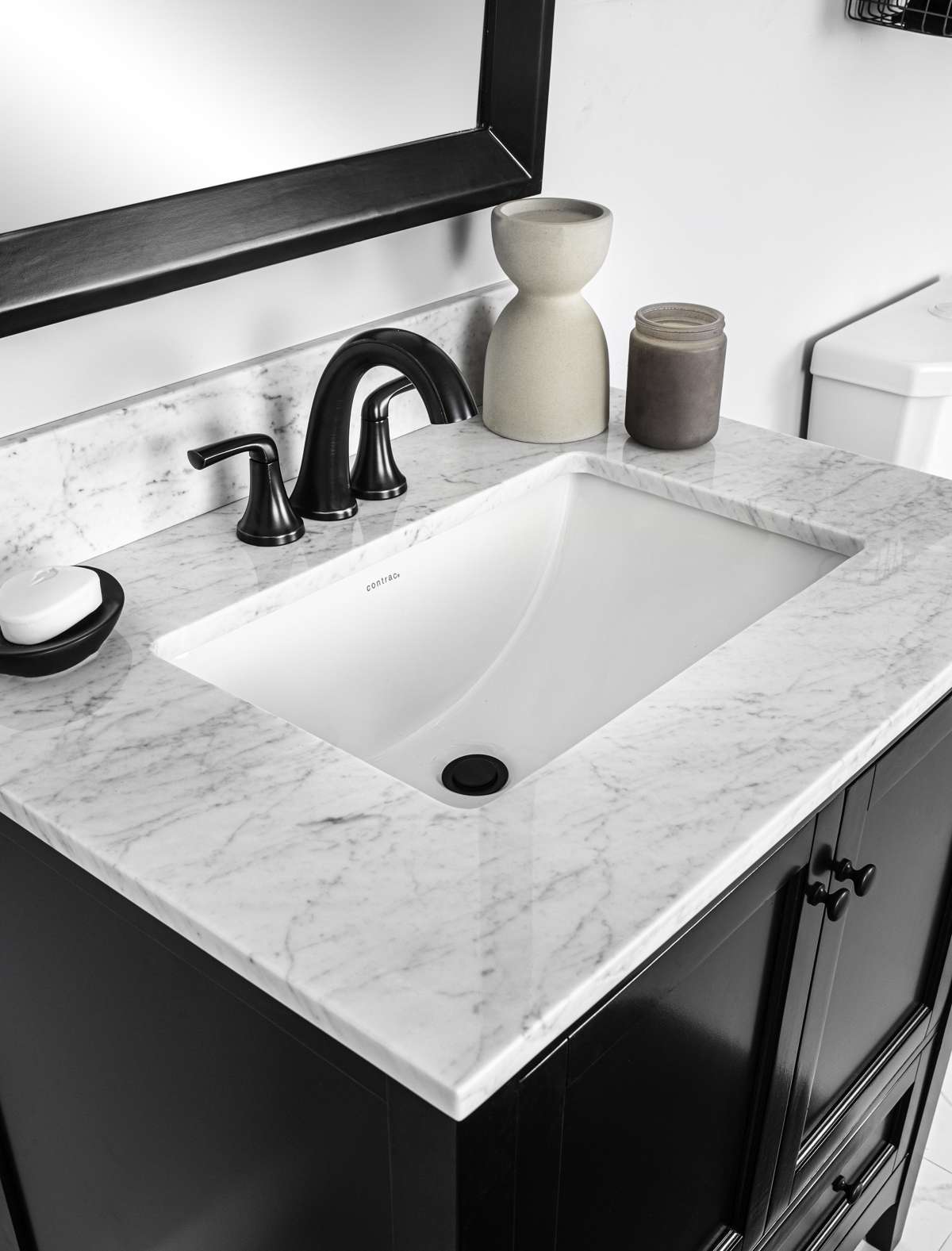 Contac Emery – 4220CGY – Undermount Sink in Soft White