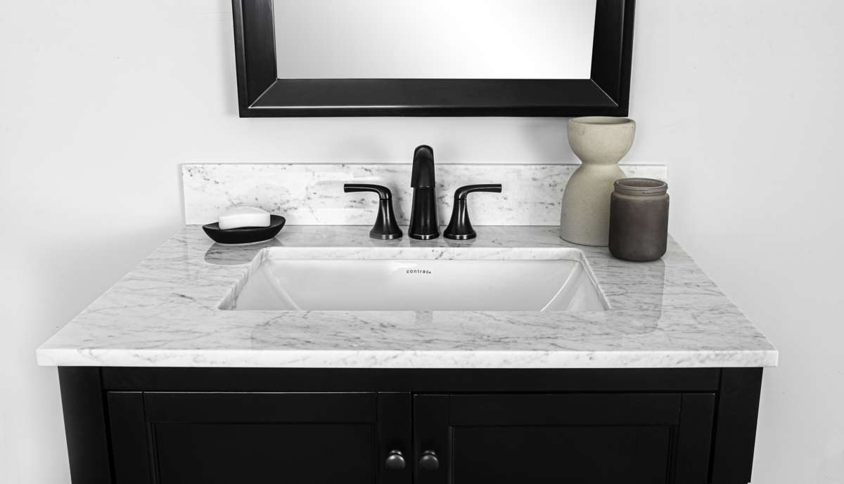Contac Emery – 4220CGY – Undermount Sink in Soft White