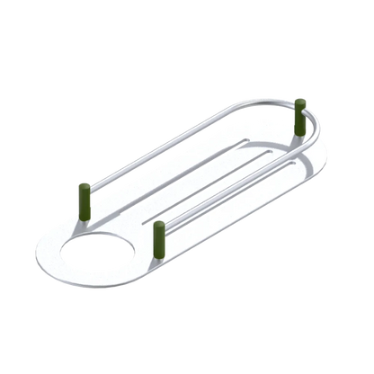 Rubinet Shelf Only Satin Chrome