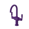 Rubinet Single Hole Dual Handle Lav. Set. (less drain) Purple Haze
