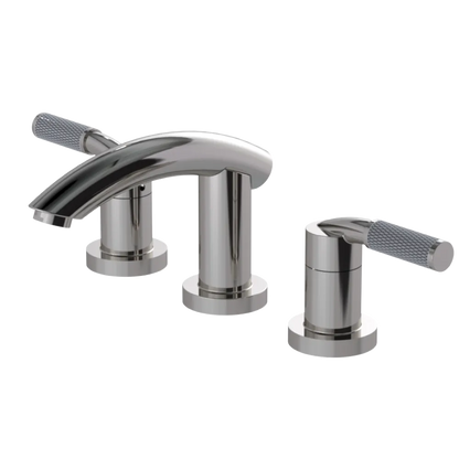 Rubinet Widespread Lav. Set. (less drain) Polished Nickel