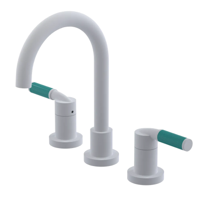 Rubinet Widespread Lav. Set. (less drain) Matt White