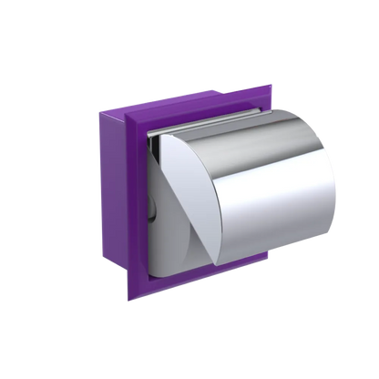 Rubinet RECESSED TOILET PAPER HOLDER Purple Haze