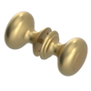 Rubinet Shower Door Knob (set) Satin Brass