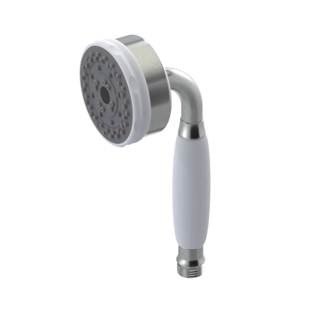 Rubinet 3 Function Hand Held Shower Only Satin Nickel