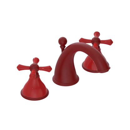 Rubinet Widespread Lav. Set. (less drain) Maroon