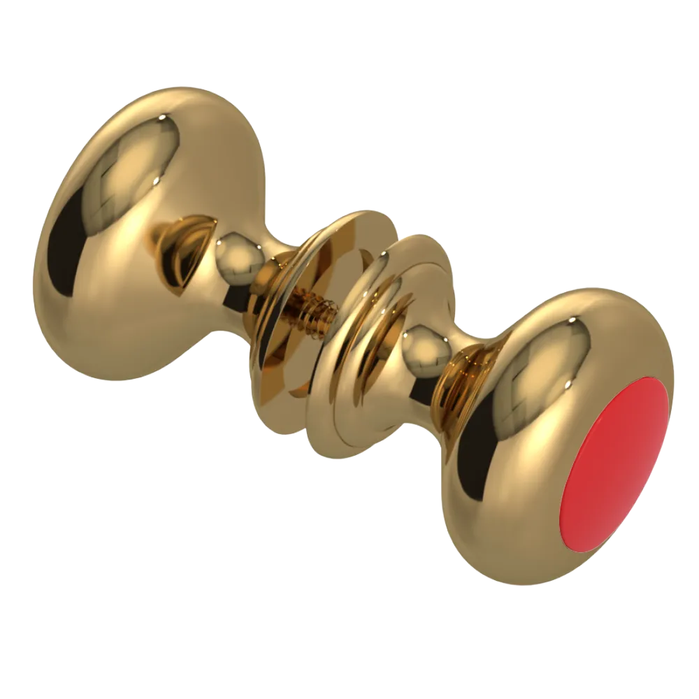 Rubinet Shower Door Knob (set) Gold
