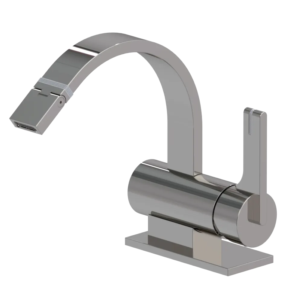 Rubinet Single Control Bidet Fitting (less drain) Polished Nickel