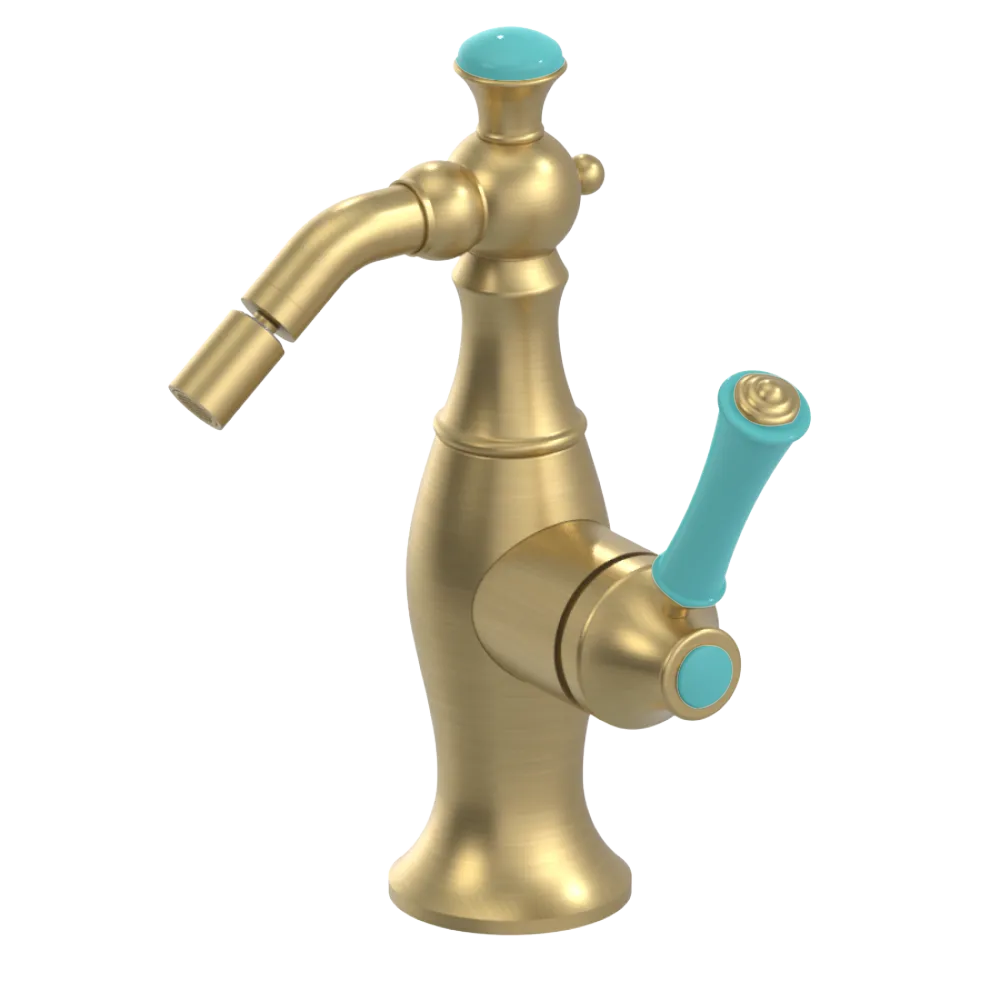 Rubinet Single Control Bidet Fitting (less drain) Satin Gold