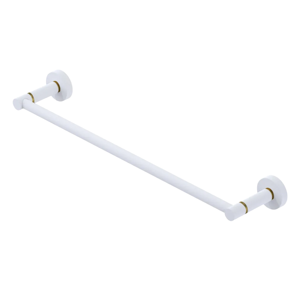 Rubinet Towel Bar 18" Matt White