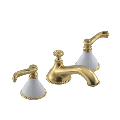 Rubinet Widespread Lav. Set. (less drain) Satin Gold