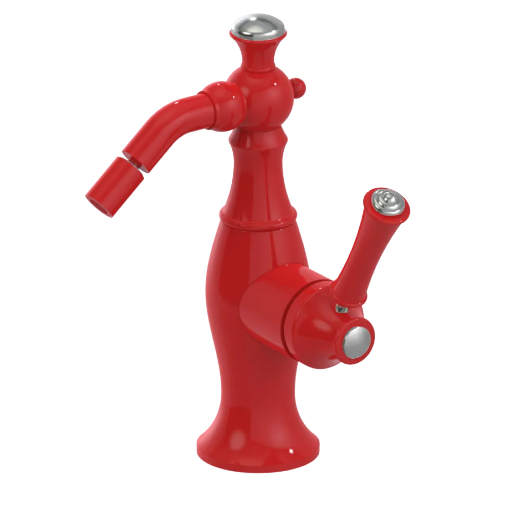 Rubinet Single Control Bidet Fitting (less drain) Red