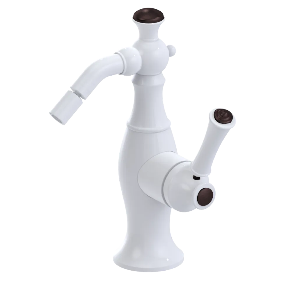 Rubinet Single Control Bidet Fitting (less drain) White