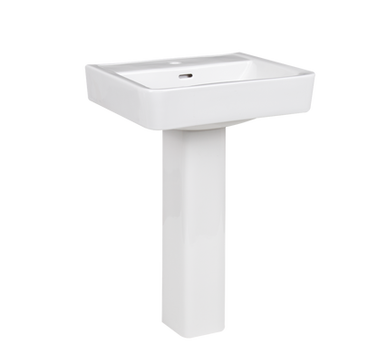 Contac Pineview – 4343DSX – 4” Center Pedestal Sink