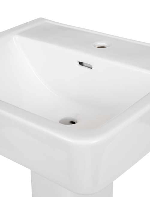Contac Pineview – 4313DSX – Single Hole Pedestal Sink