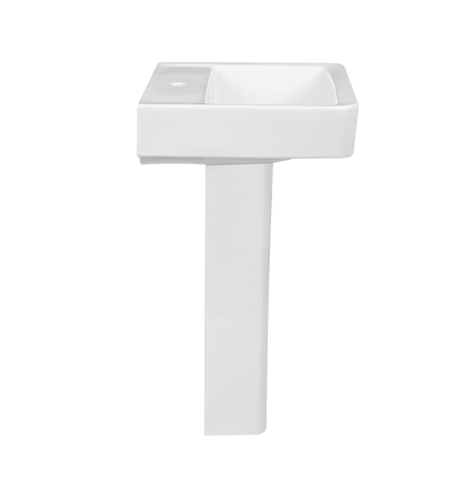 Contac Pineview – 4313DSX – Single Hole Pedestal Sink