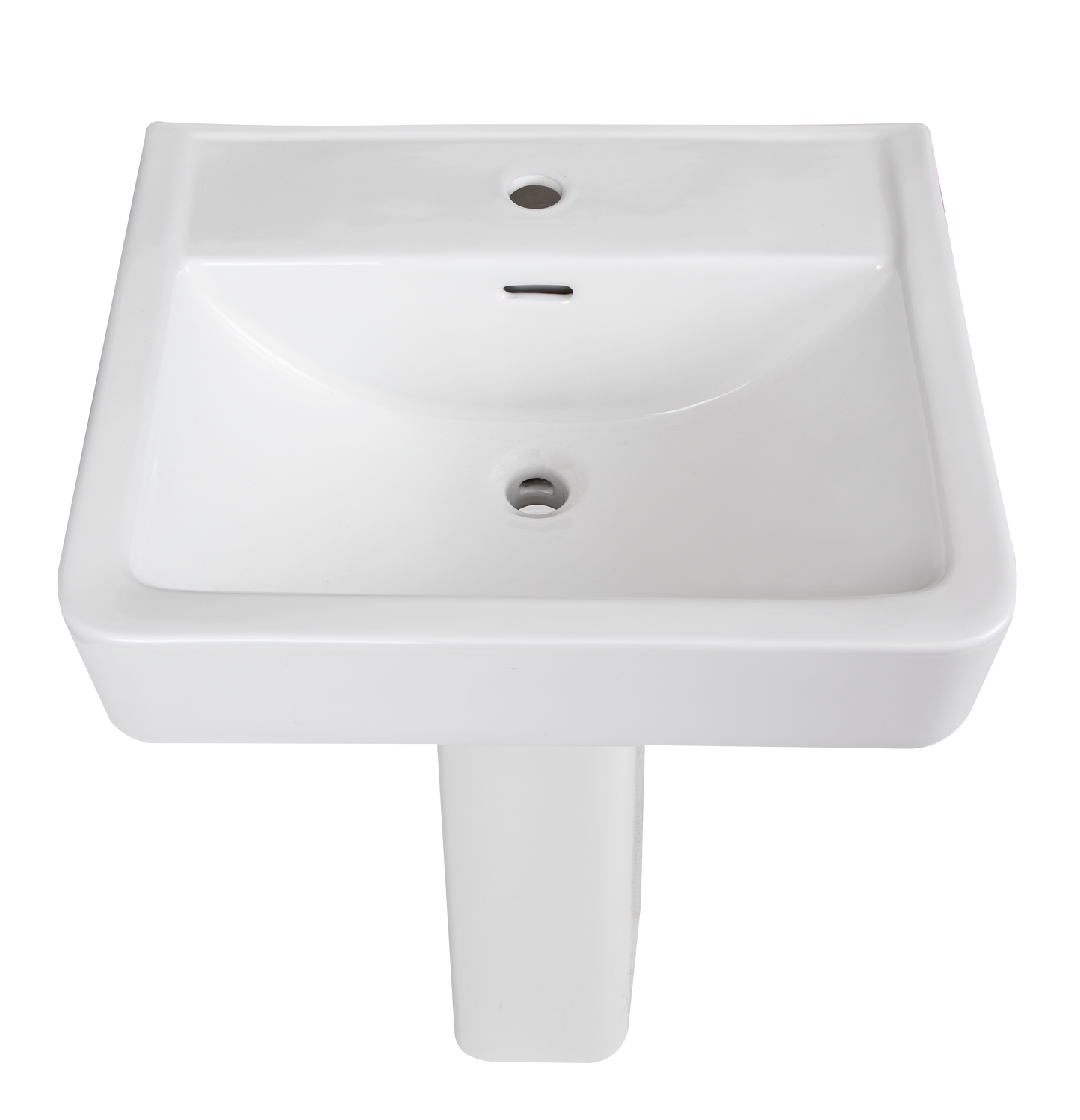 Contac Pineview – 4313DSX – Single Hole Pedestal Sink
