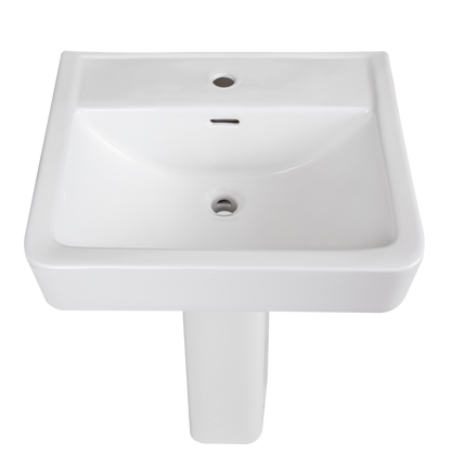 Contac Pineview – 4313DSX – Single Hole Pedestal Sink