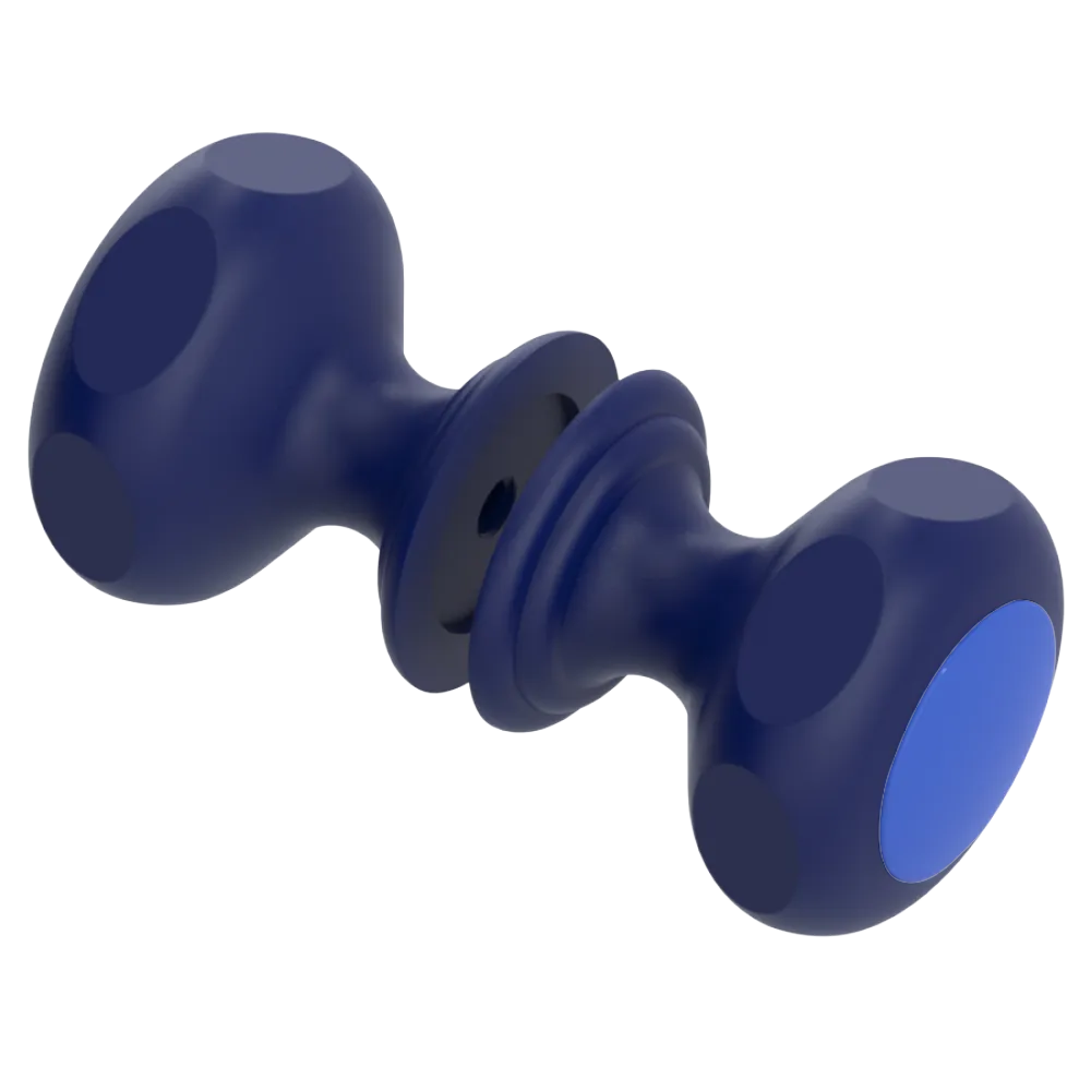 Rubinet Shower Door Knob (set) Midnight Blue