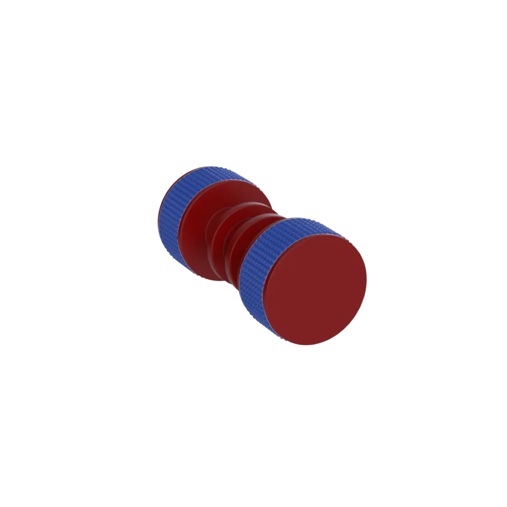 Rubinet Shower Door Knob (set) Maroon