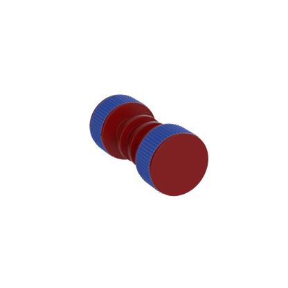 Rubinet Shower Door Knob (set) Maroon