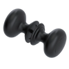 Rubinet Shower Door Knob (set) Matt Black