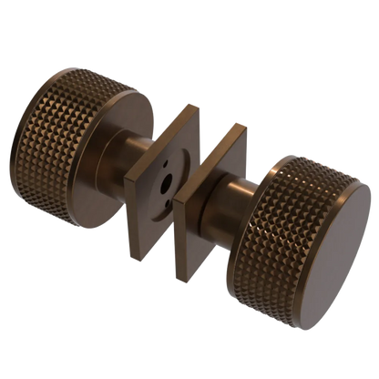 Rubinet Shower Door Knob (set) Tuscan Brass