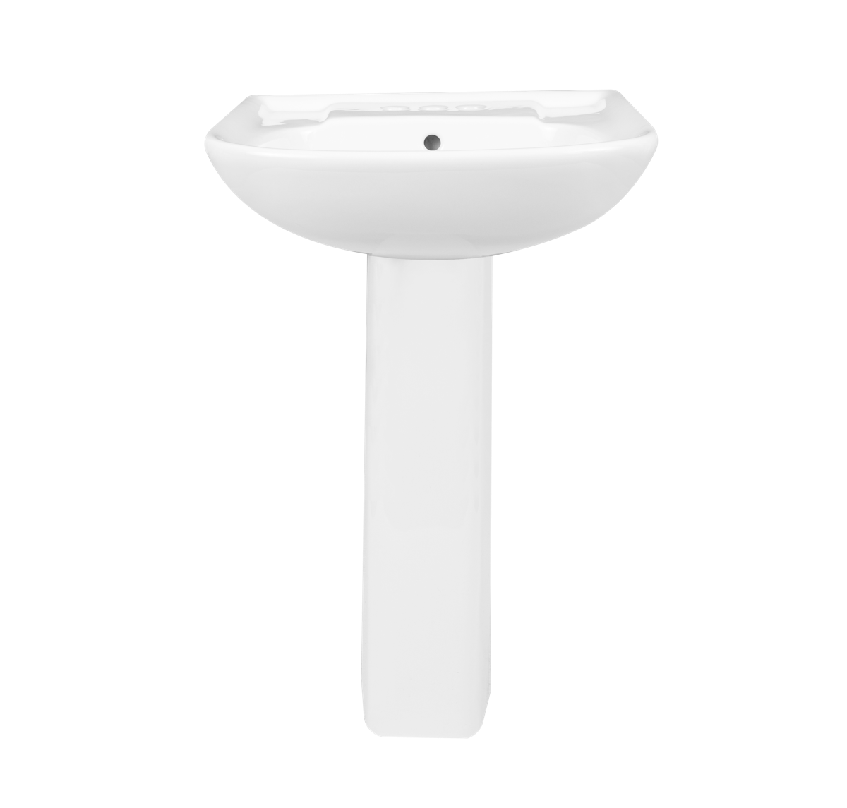 Contac Caprice – 4313DMX – Single Hole Pedestal Sink