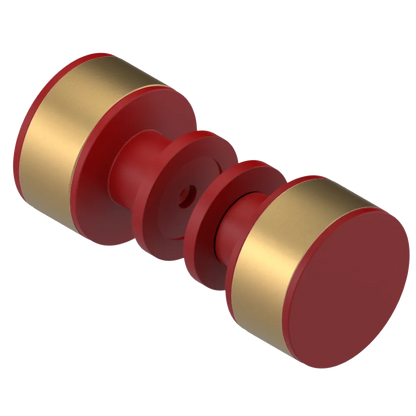 Rubinet Shower Door Knob (set) Maroon