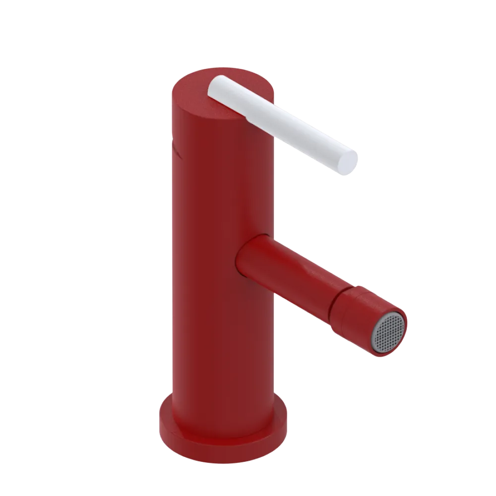 Rubinet Single Control Bidet Fitting (less drain) Maroon